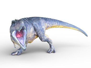 bir dinozor 3d cg işleme