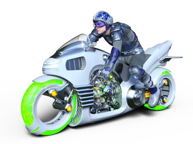 bir süper kahraman 3d cg render