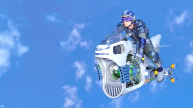 bir süper kahraman 3d cg render