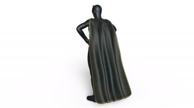 bir süper kahraman 3d cg render