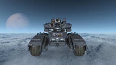 bir tank 3d cg işleme