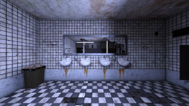 3d cg render bir dinlenme odası