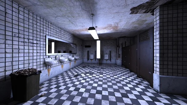 3D CG rendering of a rest room — ストック写真