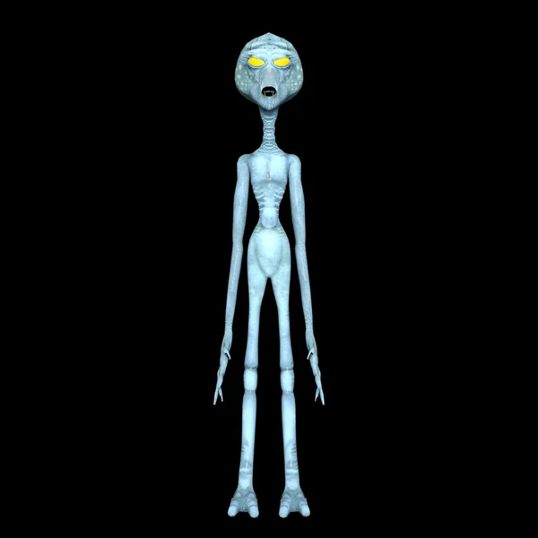 3D-cg-Darstellung eines Aliens — Stockfoto