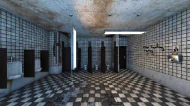 3d cg render bir dinlenme odası