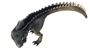 bir dinozor 3d cg işleme