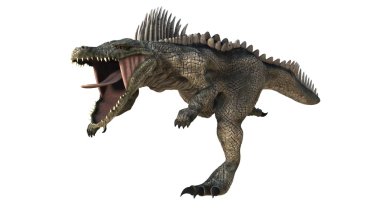 bir dinozor 3d cg işleme