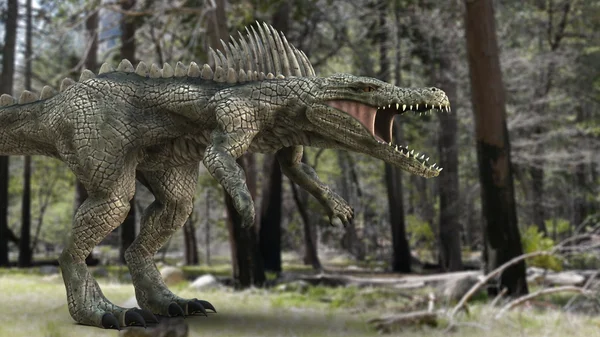 3D cg-rendering av en dinosaurie — Stockfoto