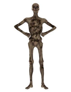 3d cg işleme bir zombi