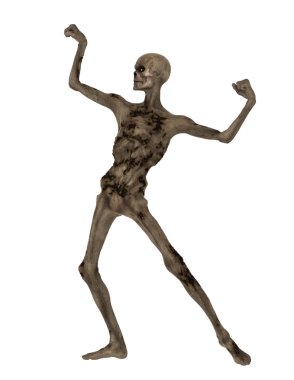 3d cg işleme bir zombi