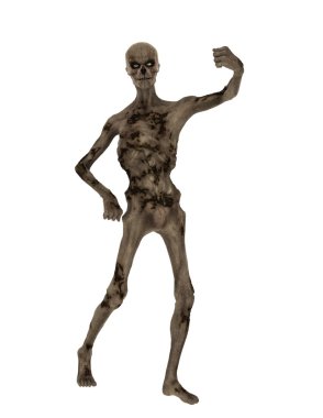 3d cg işleme bir zombi