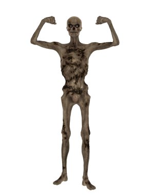 3d cg işleme bir zombi