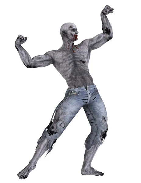 3D CG rendering of a zombie — Stock Photo, Image