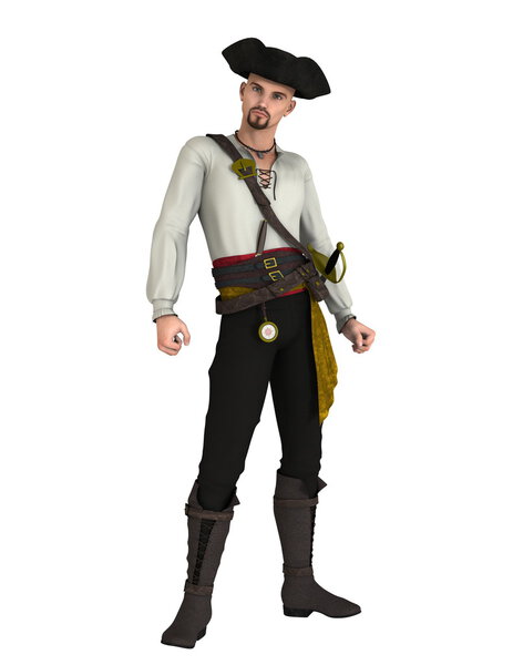 3D CG рендеринг пиратов
