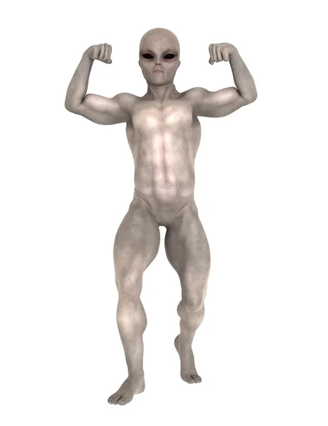 3D CG rendering of an alien — Stock Photo, Image