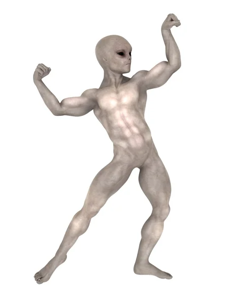 3D CG rendering of an alien — Stock Photo, Image