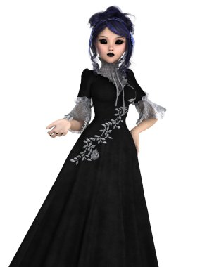 3d cg işleme bir prenses