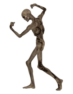 3d cg işleme bir zombi