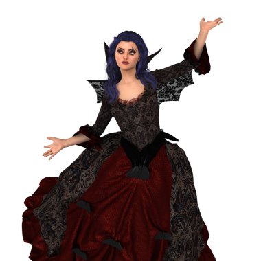 3d cg işleme bir prenses