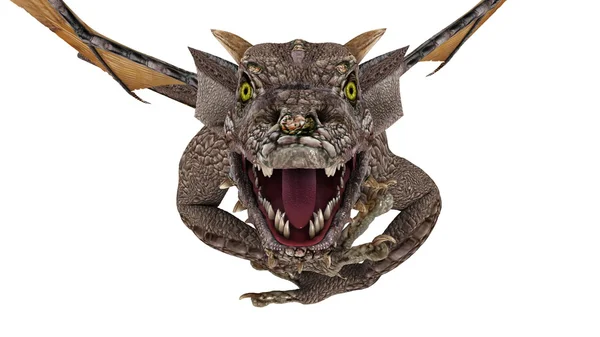 3D rendu 3D d'un dragon — Photo