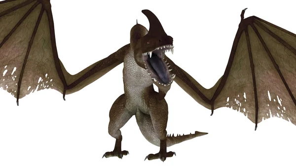 3D CG renderização de um dragão — Fotografia de Stock