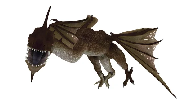 3D CG representación de un dragón —  Fotos de Stock