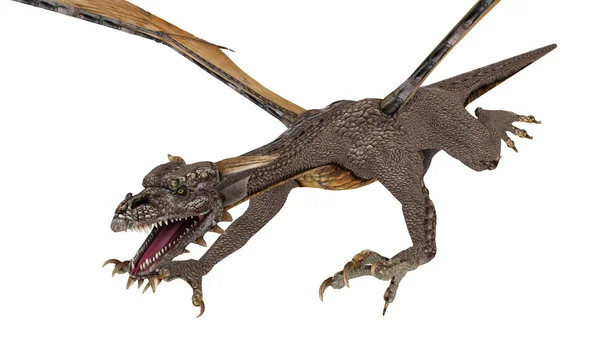 Redare 3D CG a unui dragon — Fotografie, imagine de stoc