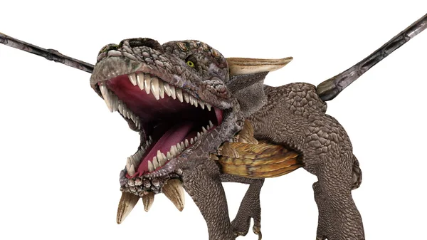 3D CG representación de un dragón — Foto de Stock