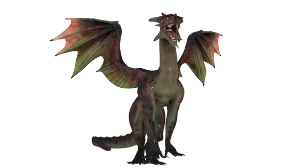 3D CG-рендеринг дракона — стоковое фото