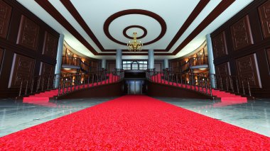 Giriş Holü Tasarımı 3d cg render