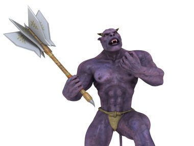 bir canavar 3d cg işleme