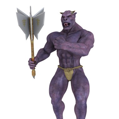 bir canavar 3d cg işleme