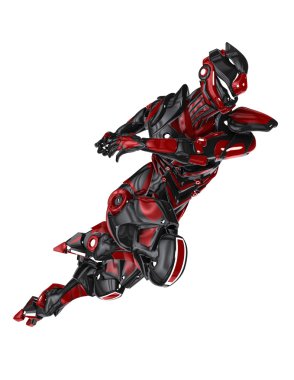 3d cg işleme bir robot