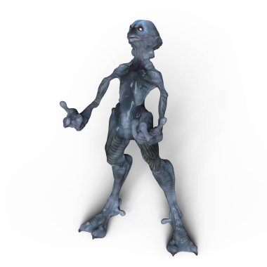 bir canavar 3d cg işleme