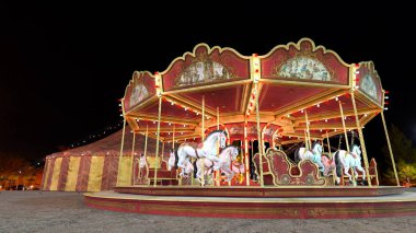 3d cg işleme gece karnaval