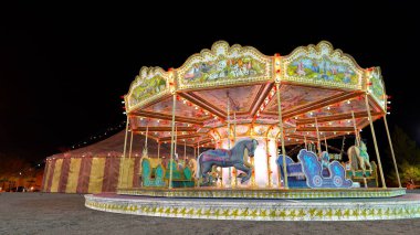 3d cg işleme gece karnaval