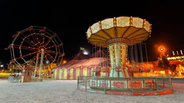 3d cg işleme gece karnaval