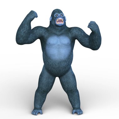 Bir gorilin 3d cg işleme