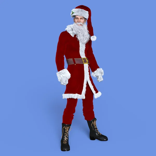 3D cg-rendering av Santa Claus — Stockfoto