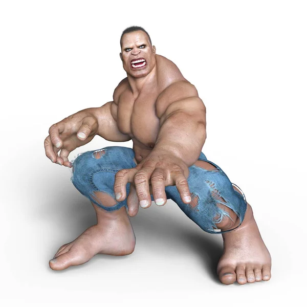 3D CG representación de un hombre grande — Foto de Stock