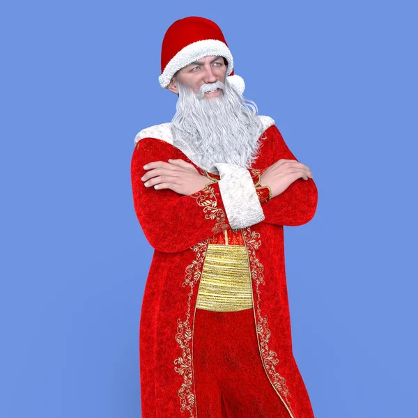 3D cg-rendering av Santa Claus — Stockfoto