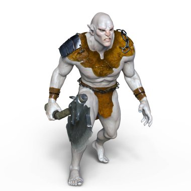 bir canavar 3d cg işleme