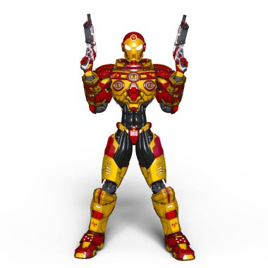 3d cg işleme bir robot