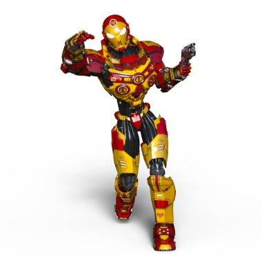 3d cg işleme bir robot
