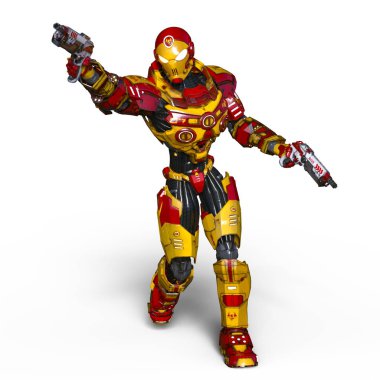 3d cg işleme bir robot