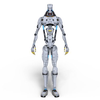 3d cg işleme bir robot