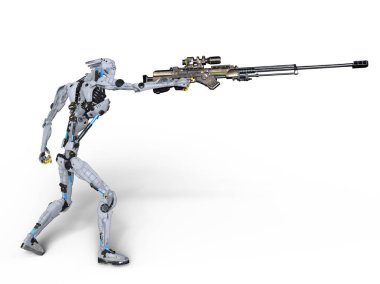 3d cg işleme bir robot