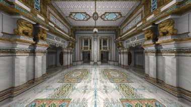 3d cg işleme grand salon