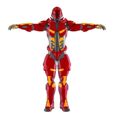 3d cg işleme bir robot