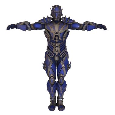 3d cg işleme bir robot